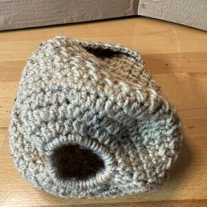 Handmade Crochet Ponytail Beanie